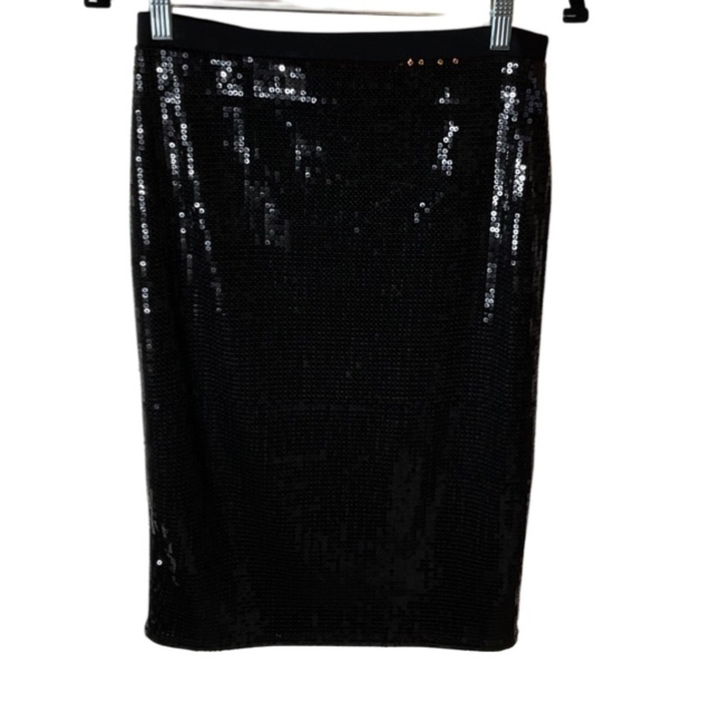 Vince Camuto Brand New with tags black sequins pencil skirt - Picture 2 of 8